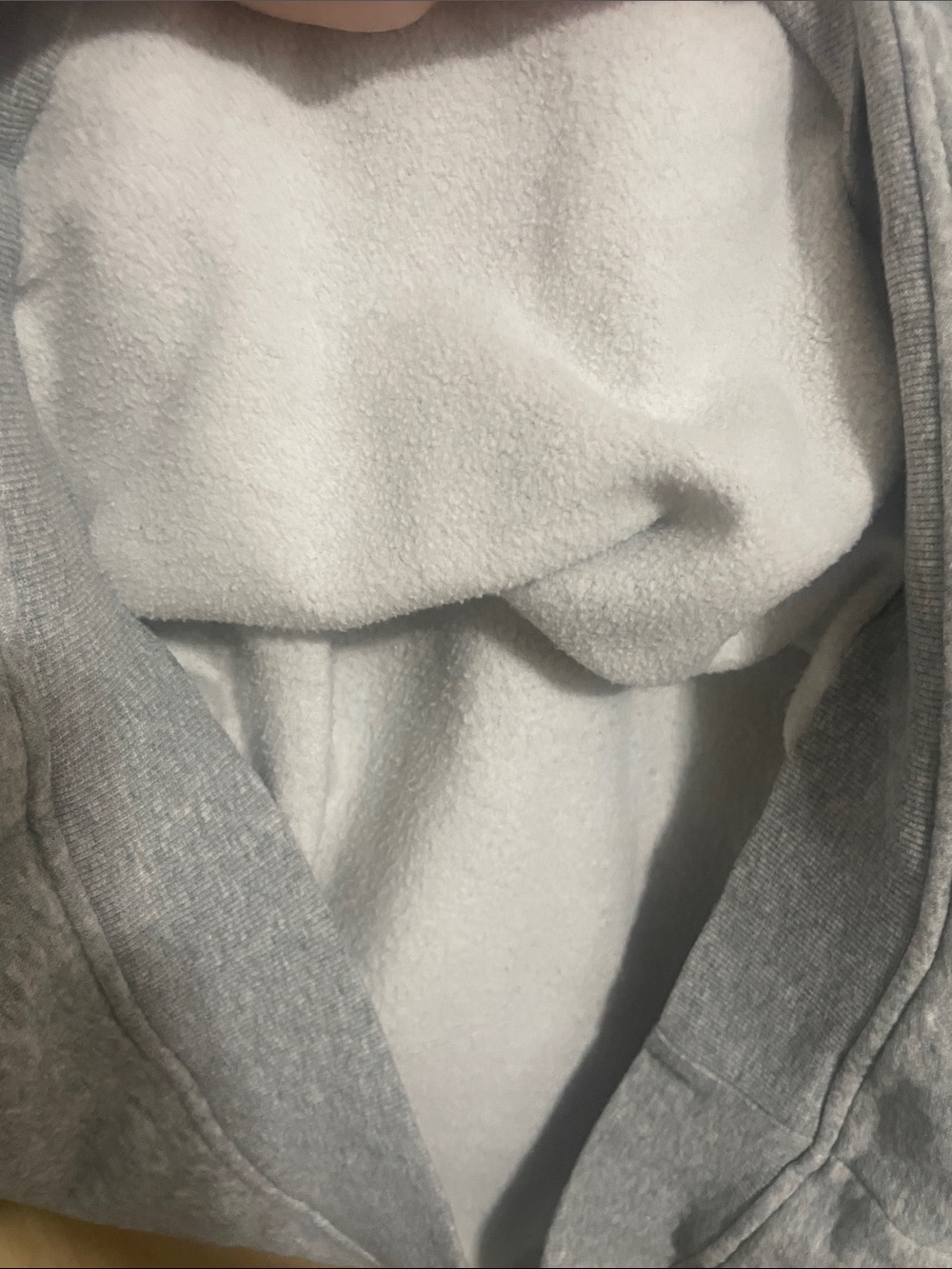 Old Navy Light Gray Boxy Crewneck Sweatshirt with Asymmetric Heart XXL - Picture 9 of 12